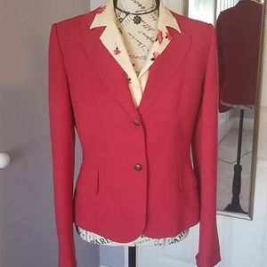 Red Calvin Klein Blazer